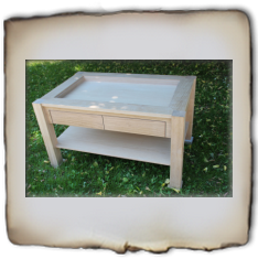 Wohnzimmertisch Mit Dekofach Lerchnerhof